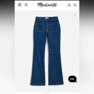 Madewell Flea Market Flare curvy